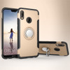 For Huawei P20 Lite Magnetic 360 Degree Rotation Ring Armor Protective Case Back Cover Case(Gold)