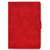 For Samsung Galaxy Tab A 9.7 T550/T555C Cowhide Texture Horizontal Flip Leather Case with Holder & Card Slots & Sleep / Wake-up Function(Red)