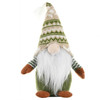 3 PCS Christmas Decorations Knitted Non-Woven Fabric Standing Faceless Doll Santa Claus Decoration(Striped Hat)