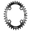 VXM 96BCD Aluminum Alloy Oval Round Chainring Chainwheel Road Bicycle ChainRing Elliptic Plate 32T(Black)