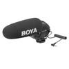 BOYA BY-BM3030 Shotgun Super-cardioid Condenser Broadcast Microphone with Windshield for Canon / Nikon / Sony DSLR Cameras (Black)