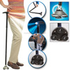 Ultra-light Handle Dependable Walking Magic Foldable Trusty Cane with Built-in Light