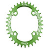 VXM 96BCD Aluminum Alloy Oval Round Chainring Chainwheel Road Bicycle ChainRing Elliptic Plate 32T(Green)