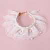 3 PCS Pet Lace Handmade Collar Cat Dog Rabbit Shooting Props, Size:S 20-25cm, Style:Pearl Petals