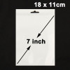 7 inch Zip Lock Anti-Static Bag, Size: 18 x 11cm (100pcs in one package, the price is for 100pcs)