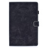 For Galaxy Tab S6 T860 T865 Embossed Elephant Pattern Horizontal Flip PU Leather Case with Sleep Function & Magnetic Buckle & Bracket and Card Slot(Black)