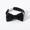 4 PCS Pet Sub-Bow Tie Adjustable Cat Dog Collar Accessories, Style:Bowknot, Size:S 17-32cm(Black)