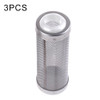 3 PCS Stainless Steel Water Inlet Protective Cover Fish Tank Aquarium Filter Water Inlet Suction Filter Cover, Specification: White 12mm