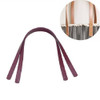 3 PCS 60cm Straight Rivet PU Crossbody Bag Strap Bag Accessories(Red Wine)