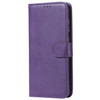 For Huawei Enjoy 9 / Y7 (2019) Solid Color Horizontal Flip Protective Case with Holder & Card Slots & Wallet & Photo Frame & Lanyard(Purple)