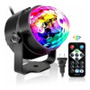 YWXLight 3W Mini LED Night Music Projector Lamp with Remote Controller, US Plug
