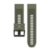 Quick Removable Silicone Wrist Strap for Fenix 5 22mm(Army Green)