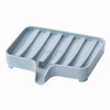2 PCS Plastic Soap Dish Storage Box(Blue)