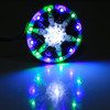 58 LEDs SMD 2835 Motorcycle Modified RGB Decorative Light Styling Flash Atmosphere Lamp, Diameter: 6cm, DC 12V