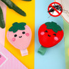 4 PCS Summer Children Cartoon Pattern Clothing Backpack PU Anti-mosquito Clip Mosquito Repellent Buckle, Style:Emoticon Strawberry
