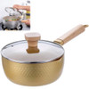 Baby Food Supplement Milk Pot Single Small Hot Pot Stew Steamer(Golden)