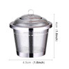 Stainless Steel Locking Spice Tea Strainer Mesh Infuser Tea Ball Filter, Small Size: 4.5 x 4cm