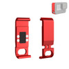 PULUZ Metal Battery Side Interface Cover for GoPro HERO9 Black(Red)