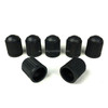 200 PCS Black Tire valve Dust Rubber Cap For Bicycle And Car, Diameter: 10mm(Black)