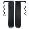1B# Invisible Seamless Bandage-style  Wig Long Straight Hair Wig Ponytail
