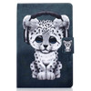 For Galaxy Tab S6 T860 / T865 Colored Drawing Horizontal Flip Leather Case with Holder & Card Slots & Sleep / Wake-up Function(Music Leopard)