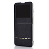 Horizontal Flip Leather Case for Galaxy S10, with Holder & Call Display ID (Black)