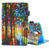 For Galaxy Tab A 8.0  / T380 & T385 Woods Pattern Horizontal Flip Leather Case with Holder & Card Slots