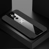 For Meizu Note 8 XINLI Stitching Cloth Texture Shockproof TPU Protective Case(Black)