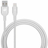 MOMAX DL11S 2.4A USB to 8 Pin MFi Certified Elite Link Nylon Braided Data Cable, Cable Length: 1.2m(Silver)