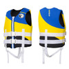 HiSEA L002 Foam Buoyancy Vests Flood Protection Drifting Fishing Surfing Life Jackets for Children, Size: XL(Blue Yellow)