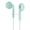 520 3.5mm Plug In-ear Wired Wire-control Earphone, Cable Length: 1.2m(Green)