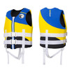 HiSEA L002 Foam Buoyancy Vests Flood Protection Drifting Fishing Surfing Life Jackets for Children, Size: M(Blue Yellow)