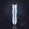 Mini USB Rechargeable Electric Razor Self-service Hair Clipper Shaver with Spare Cutter Head (Silver)