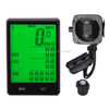 2.8 inch English Wired Waterproof Cycle Computer LCD Odometer Speedometer