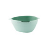 2 PCS Household Double-layer Solid Color Kitchen Fruit and Vegetable Basket Storage Box Drain Basket(Light Green + Dark Green)(Light Green + Dark Green)
