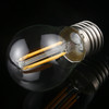 G45 E27 4W 4 LEDs 450 LM 3000K Retro Dimming LED Filament Light Bulb Energy Saving Light, AC 220V(Warm White)