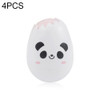 4 PCS Creative Cartoon Animal Egg Correction Tape Student Stationery School Supplies(White Panda)