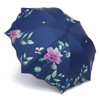 Sun-shading Anti-ultraviolet Sun Umbrella Foldable Forest Retro Printing Sun and Rain Dual-use Umbrella(Dark Blue)