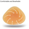 Triangular Concave Bottom Silicone Prosthesis Breast Postoperative Compensatory Breast, Size:350g(Complexion)