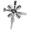 10 In1 Multifunctional Triangle Key Wrench Elevator Water Meter Valve Cross Key