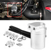 Universal Racing Aluminum Alloy Oil Catch Can Oil Tank Breather Tank, Capacity: 300ML (Silver)