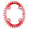 VXM 96BCD Aluminum Alloy Oval Round Chainring Chainwheel Road Bicycle ChainRing for Elliptic Plate 34T(Red)