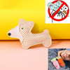 Mosquito Repellent Buckle PU Anti-mosquito Clip for Children Adults(White Puppy)