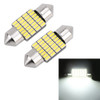 2 PCS 31mm DC12V / 1.2W / 6000K / 80LM 28LEDs SMD-3014 Car License Plate Light / Dome Light, with Decoder