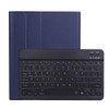 A098BS Detachable Ultra-thin Backlight Bluetooth Keyboard Protective Case for iPad Air 4 10.9 inch (2020), with Stand & Pen Slot(Dark Blue)