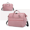 Large-capacity Business And Leisure Travel Bag Backpack Men's And Women's Handbag Shoulder Bag (Pink)