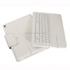 IP09 For iPad 10.2 inch Litchi Texture Detachable ABS Bluetooth Keyboard Leather Case with Stand Function (White)