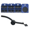 A3 Steel / Plastic Crowbar Plastic Mover Thick Weight Moving Tool Convenient And Practical Combination(Blue)