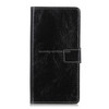 Retro Crazy Horse Texture Horizontal Flip Leather Case for Alcatel 1S, with Holder & Card Slots & Photo Frame & Wallet (Black)