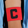 10 PCS Football Match Armband Elastic Sticker Winding-Type C Marker(Red)